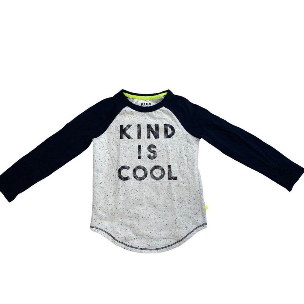 Small Kids Kind is Cool Raglan Long Sleeve T-Shirt